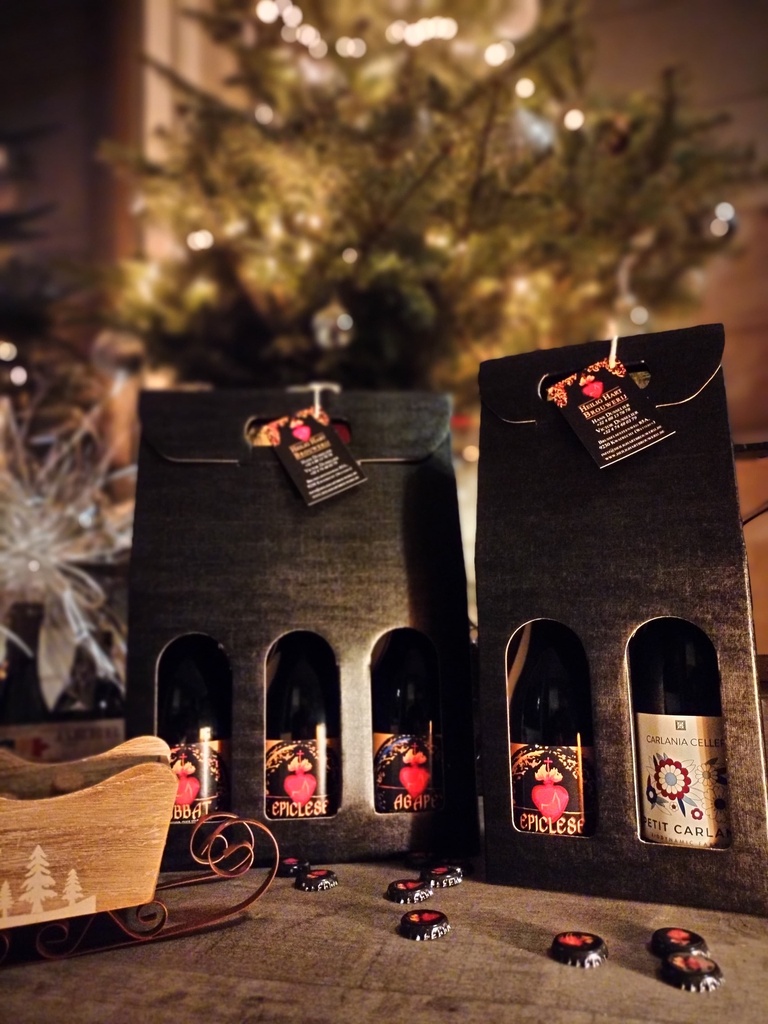 Geschenkdoos 4 flessen karton (enkel verpakking)