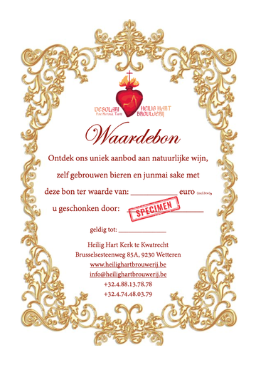 Waardebon (bepaal zelf bedrag)